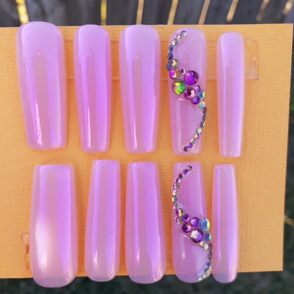 Sheer Pink Press on Nails